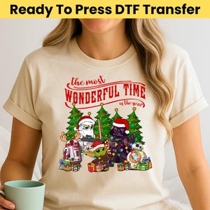 Star Wars Christmas DTF Transfer: Galaxy's Edge Holiday Design