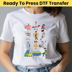 Toy Story Characters DTF Transfer - Disney Toy Story Head DTF - Disney Toy Story Jessie Head Dtf, Toy Story DTF Transfers, Disneyland Dtf