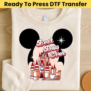 Mickey listo para imprimir - Transferencia DTF de Disney - Transferencia DTF de Mickey Mouse, Mickey lindo, Transferencia DTF de Disneyworld, Transferencia de Disneyland
