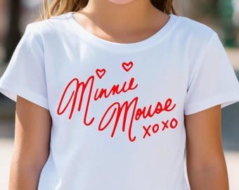 Minnie Mouse Autograph DTF Transfer (Ready To Press)