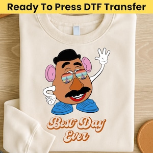 Disney Toy Story Mr Potato Head DTF Transfer - Toy Story Characters DTF Transfer, Disney Toy Story Potato Head DTF, Toy Story Dtf Transfers