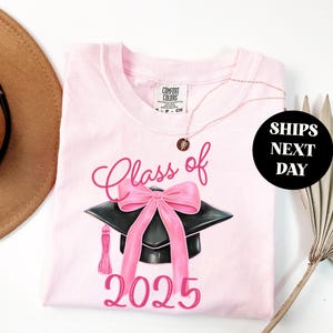 Custom Senior Class of 2025 Shirt, Graduation gift, Personalized High School Graduation, Group 2025 Grad Tees, Gift for Mom Comfort Colors®