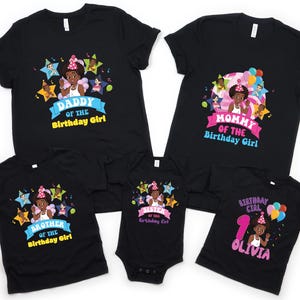 Gracie Custom Birthday Shirt, Family Matching Party Tee, Daughter Girl Outfit, Cute Personalized Toddler Name Age Sweatshirt Kids