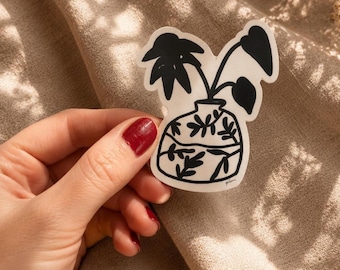 Monstera Plant Sticker | Waterproof Vinyl Decal