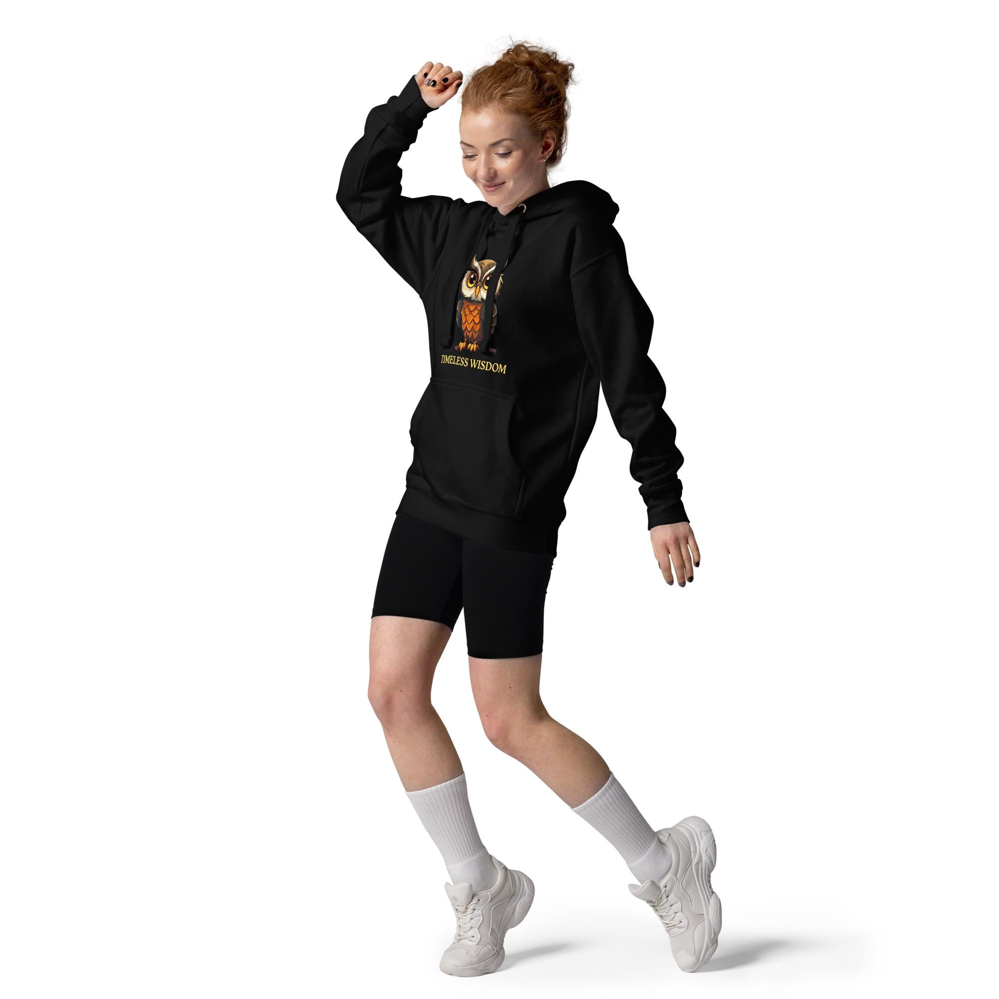 Owl Graphic Hoodie | Unisex Streetwear Pullover | Cozy Cotton Blend Hoodie with Pocket