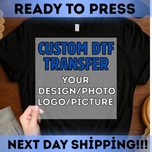 Benutzerdefinierter DTF-Transferdruck, personalisierter DTF-Druck, hohe Qualität, bereit zum Pressen, Massen-DTF-Druck, Wärmetransfer, direkt auf Film, benutzerdefiniertes Foto-Abziehbild