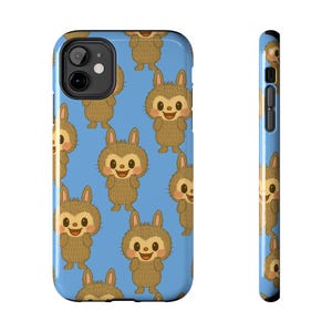 LABUBU Phone Case – Kawaii Bunny Slim Cover, Cute Colorful Animal Case, Gift for Kids, Teens, or Kawaii Lovers
