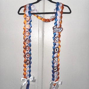 Personalized Graduation Lei with Name & Year | Class of 2025 Gift