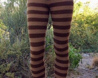 knitted wool leggings