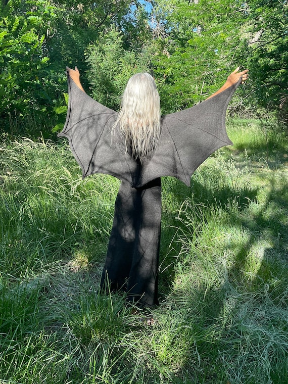 bat wing shawl