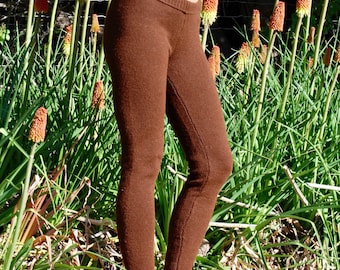 Knit, alpaca or organic merino wool- tights- pants- stockings- plain solid color-made to order