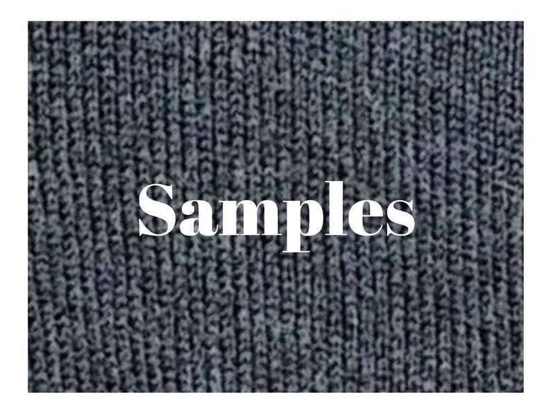 Sample of alpaca, or organic merino wool, knitting, plain knit or ribbed knit image 1