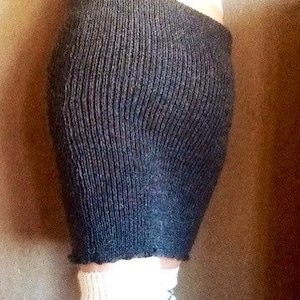 Anytime/Anywhere skirt- Made to order alpaca / organic merino wool skirt