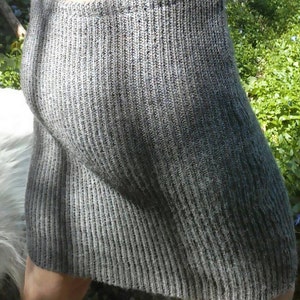 Anytime/Anywhere skirt Made to order alpaca / organic merino wool skirt image 2