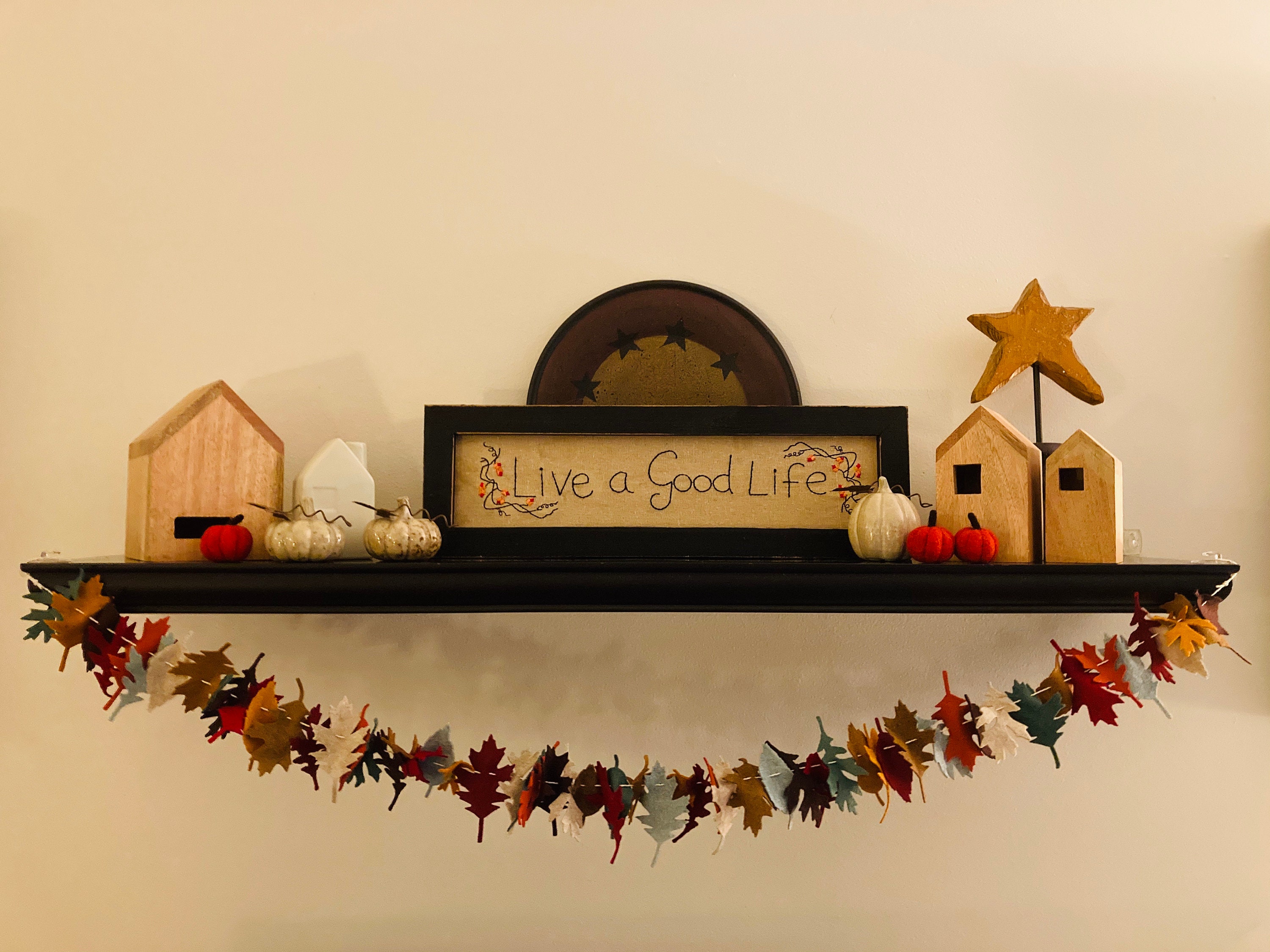 Fall Leaf Garland | Etsy