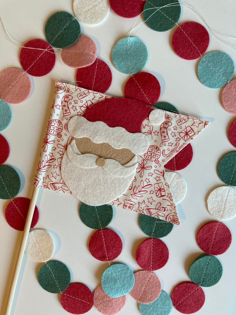 Santa wand Santa Pennant Flag