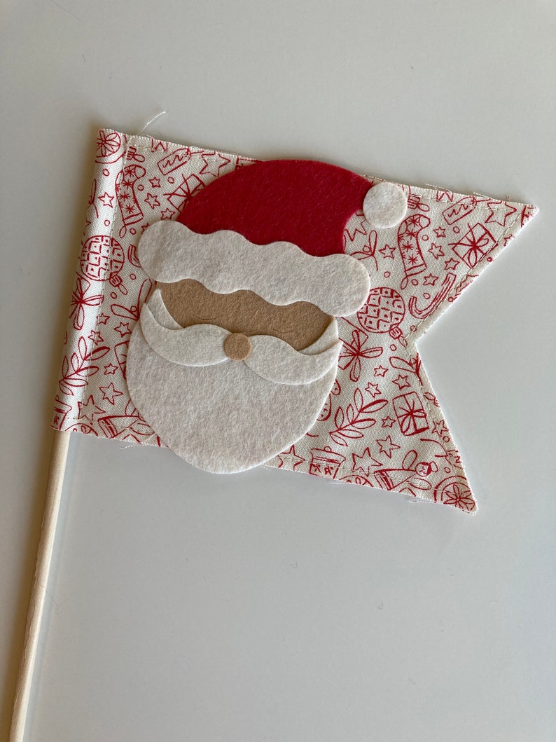Santa wand Santa Pennant Flag