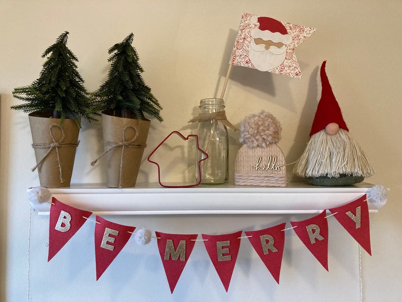 Santa wand Santa Pennant Flag