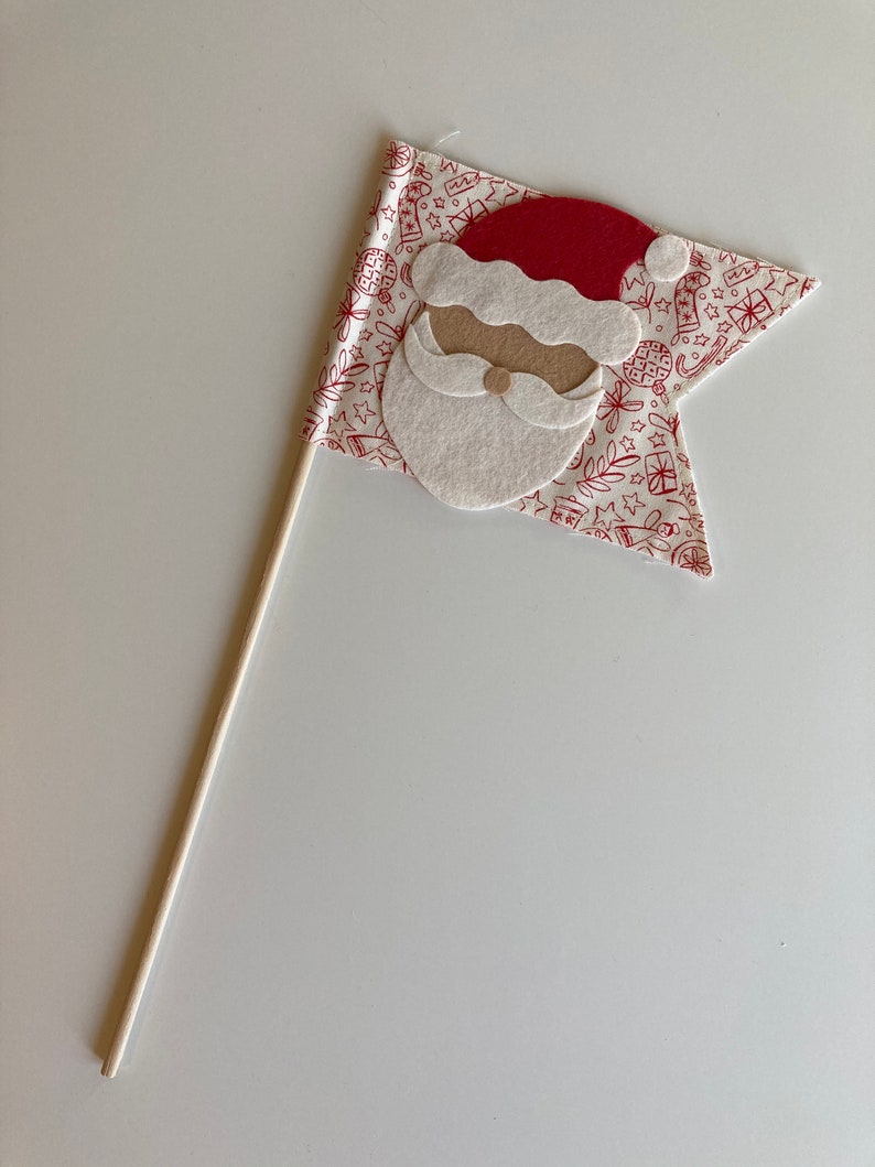Santa wand Santa Pennant Flag