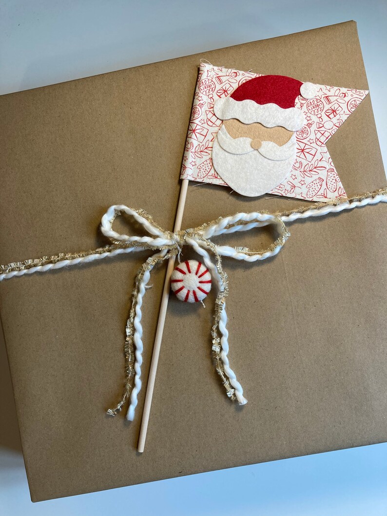 Santa wand Santa Pennant Flag