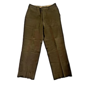 A.PRESSE Wool Cotton WW2 Work Pants 2 Vintage Work Pants - Blue