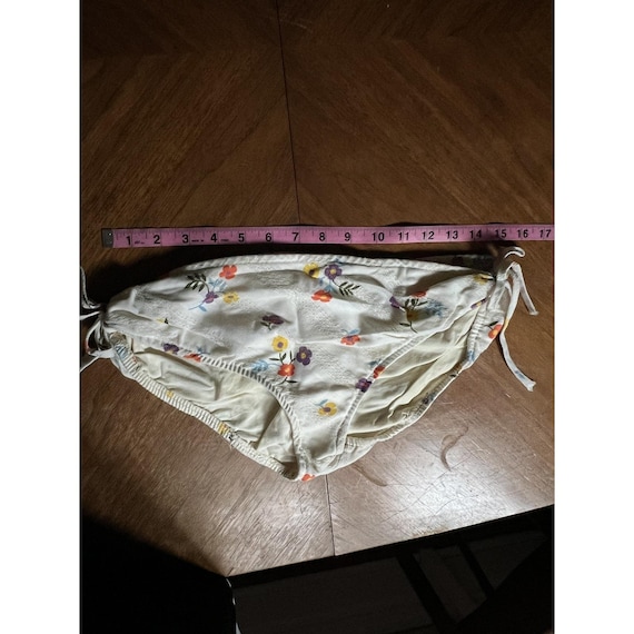 Vintage 1960s Mod Floral Flower Power 2 Pc Bikini… - image 6