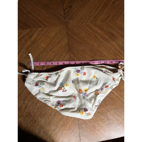 Vintage 1960s Mod Floral Flower Power 2 Pc Bikini… - image 7