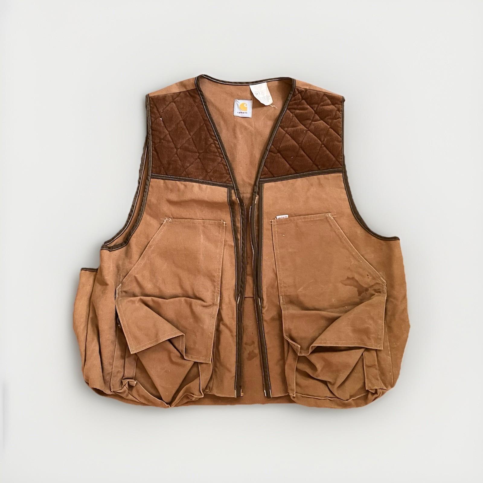 トップス 80's 90's Carhartt vintage hunting vest Vintage Carhartt