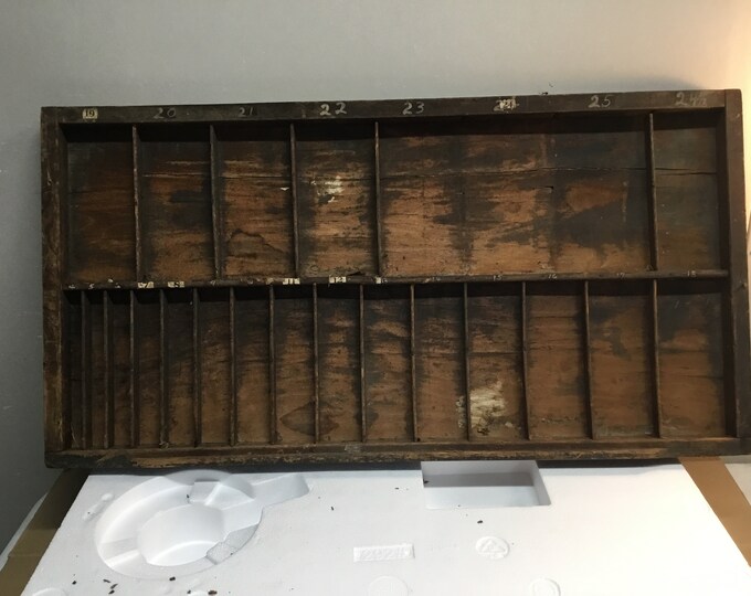 Vintage Printer Tray Etsy