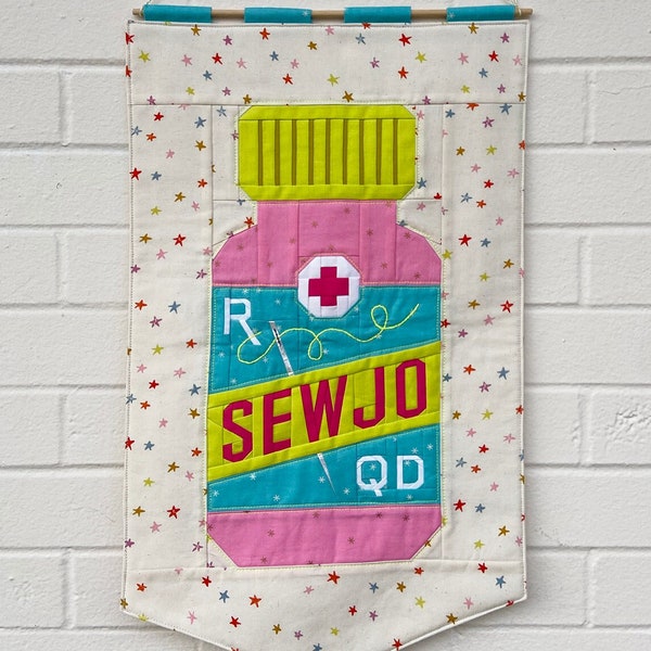 SEWJO banner PDF pattern