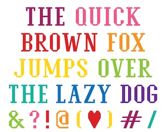 Modèle PDF de l'alphabet vintage