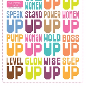 We Women WORDS pdf FPP pattern