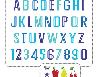 Inline Alphabet PDF FPP pattern