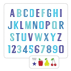 Modello PDF FPP alfabeto in linea