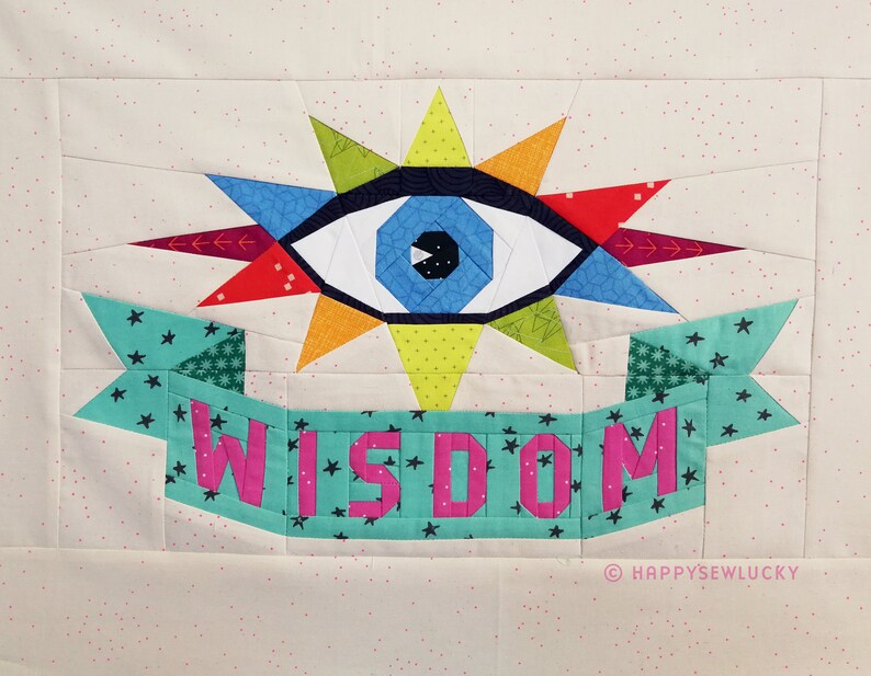 Wisdom Tattoo Quilt Pdf Pattern Etsy