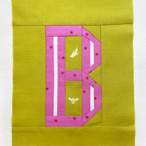 Inline Alphabet PDF FPP Pattern - Etsy