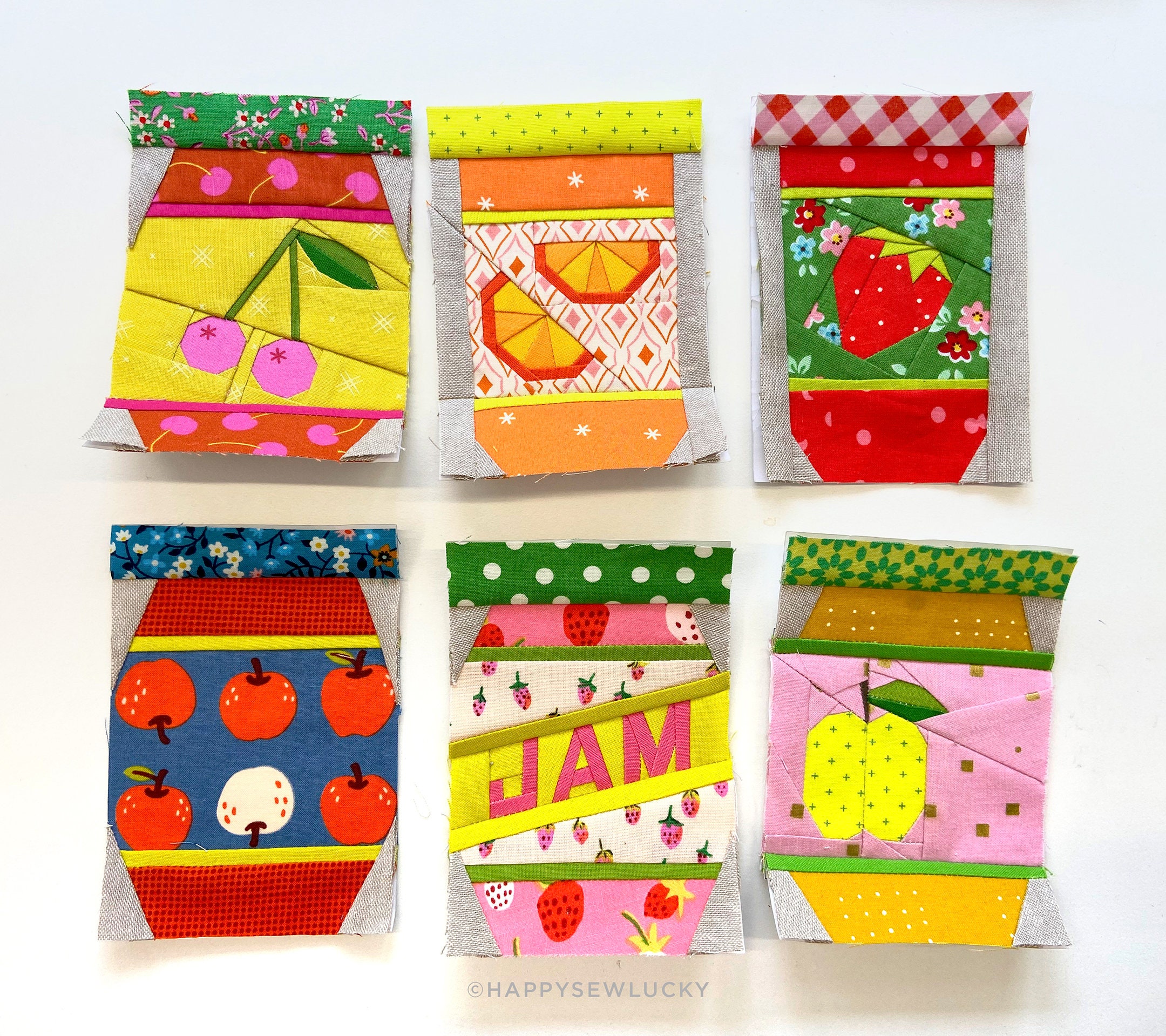 Jammy Jars PDF Quilt Block Pattern - Etsy