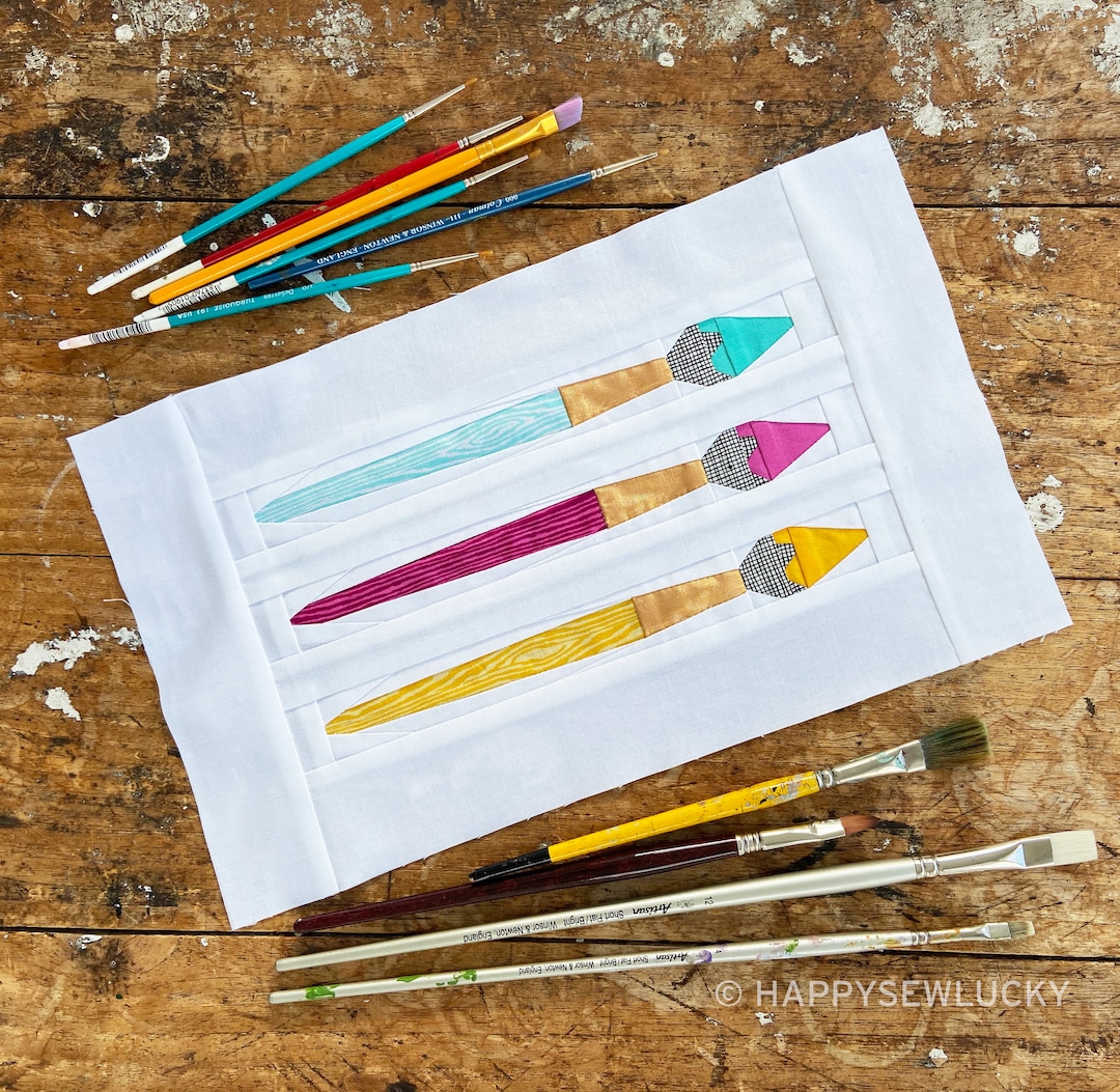 Fpp Free Pattern Pencil Paint Brush FPP Pattern - Etsy