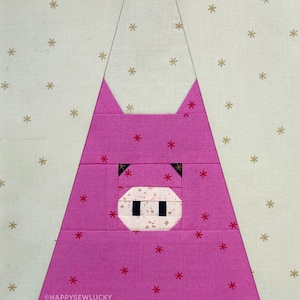 PIGGIE quiltblock