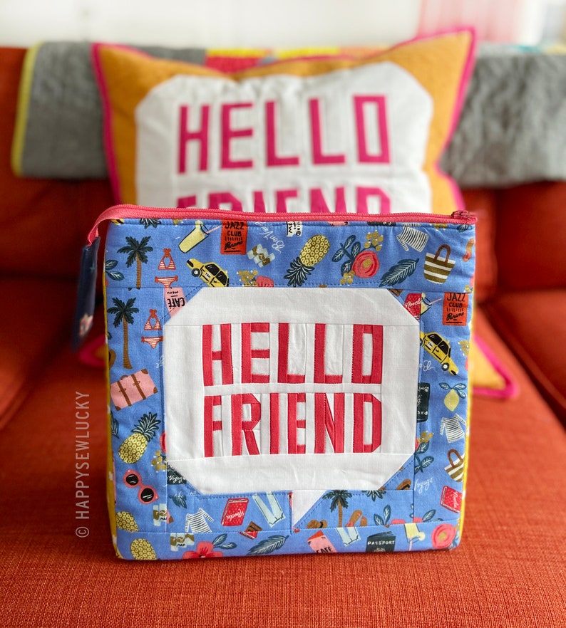 Hello Friend Pillow PDF Pattern image 5