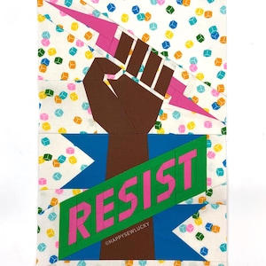 MOXIE + RESIST tattoo quilt PDF pattern
