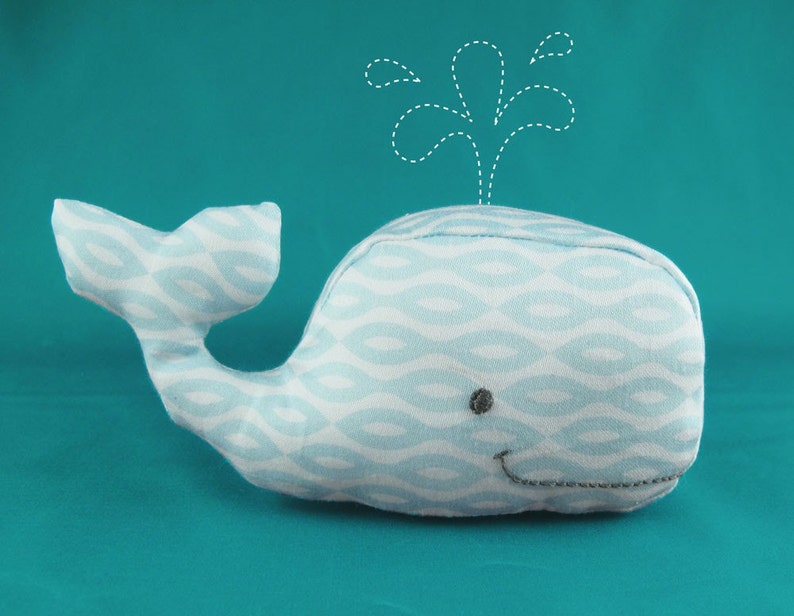 Stuffie WHALE pdf pattern image 1