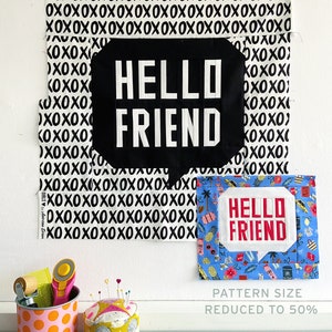Hello Friend Pillow PDF Pattern image 3