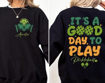 Personalized Pickleball Hoodie: Custom Pickleball Team Sweatshirt, Pickleball Lover Gift, S661