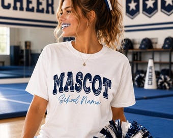 Custom Team Spirit Shirt, Personalized School Spirit Tee, Sports Team Tshirt, Back To School Gift, S231