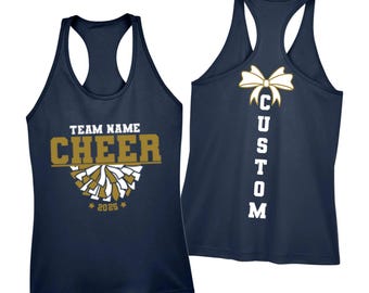 Camiseta de tirantes deportiva personalizada para animadoras, top corto personalizado para animadoras, regalo para mamá animadora, S170