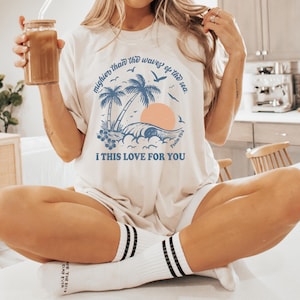 Mightier Than The Waves Shirt, Comfort Colors Christian Tee, Bible Verse Gift,S116