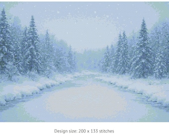 Winter Wonderland Cross Stitch Pattern