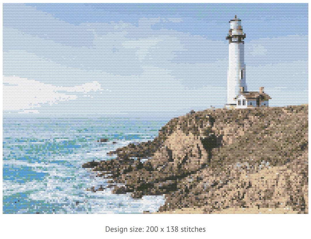 Lighthouse Cross Stitch Pattern - Etsy