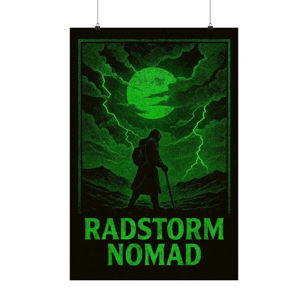 Radstorm Nomad Green Poster Matte Vertical Poster | Sci Fi Artwork - Etsy